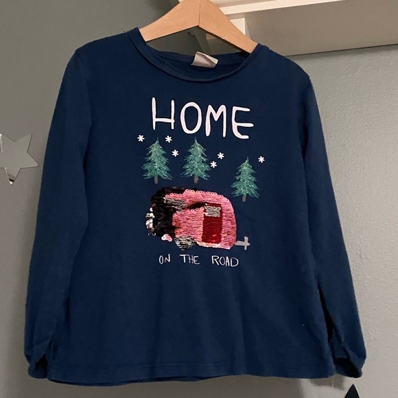Zara Other - Home on the Road sequent camper Christmas shirt